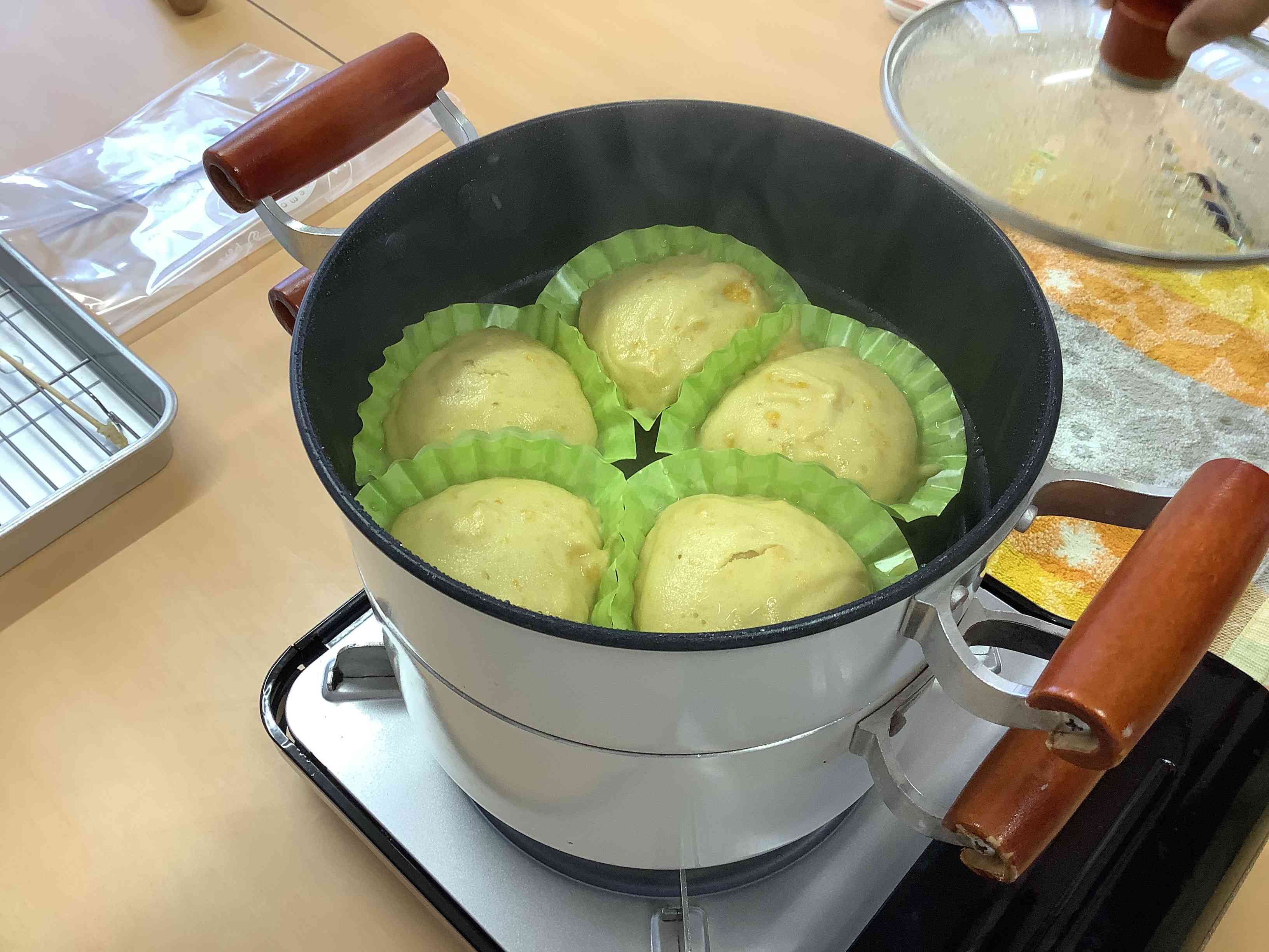 蒸しパンかぼちゃ